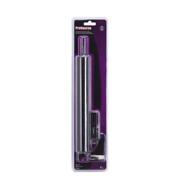 Prosource Door Closer, 1-1/2 in Dia Rod, 17-1/2 in L, Aluminum Tube, 90 deg Opening, 99 lb - 16029-U-PS
