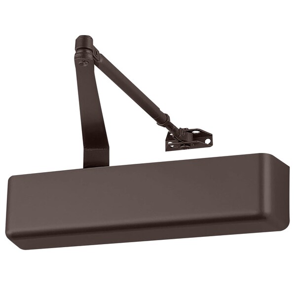 Falcon SC80 Series Medium Duty Closer, Regular Arm, with PA Bracket, SLIM Cover, Dark Bronze Painted - SC81A RWPA DKB