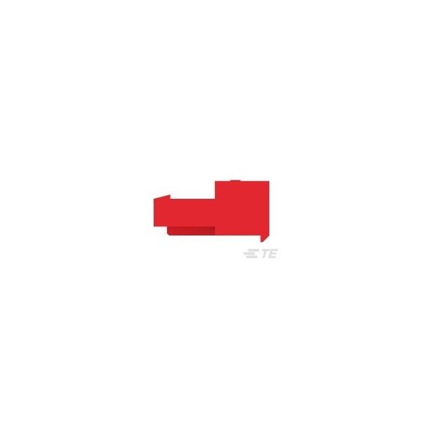 Te Connectivity 07P MTA100 CONN ASSY 22AWG RED - 3-640440-7