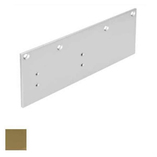 Corbin Russwin Door Closer Drop Plate for Full Cover, 696, Satin Brass - 597F58-8-696