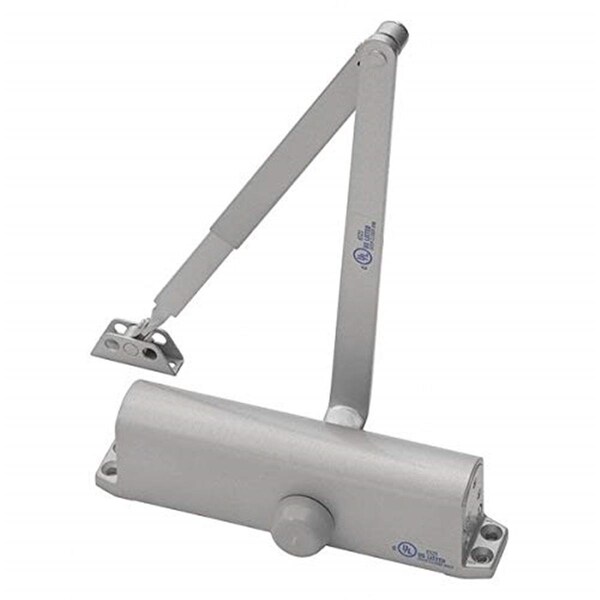 Gan Eden Commercial Multi Sized Non Hold Open Door Closer, Aluminum - GA2001778