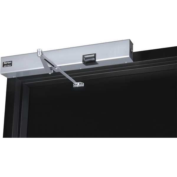 Norton Door Controls Manual, Hydraulic, Norton 7100SZ, Door Closer, Heavy Duty Interior and Exterior, Gray - 7122SZ X RH X 24VDC X 689