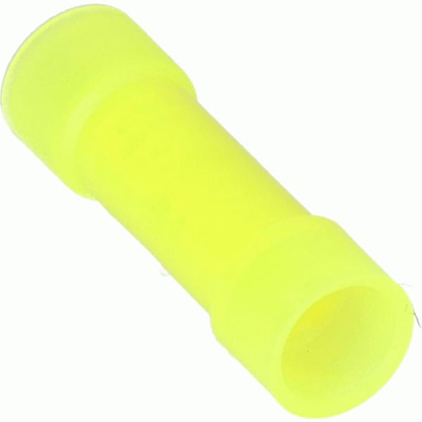 Metra Electronics YELLOW NYLON BUTT CONNECTOR 12-10 GAUGE, PK 100 - YNBC