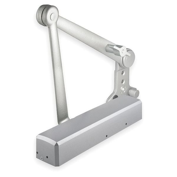 Dormakaba Manual, Hydraulic, Stanley QDC 200, Door Closer, Heavy Duty Interior and Exterior, Gray - QDC214F689