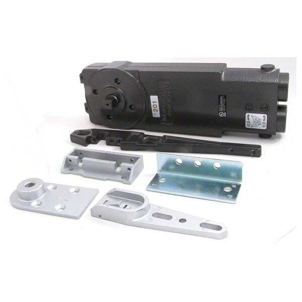 International Door Closers Overhead Concealed Closer, ADA 5lb. Spring Tension Interior, 105 Degree Back Stop, No Hold-Open,  - 201S