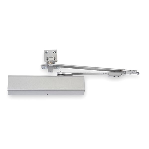 Norton Door Controls Manual, Hydraulic, Norton 8000, Door Closer, Heavy Duty Interior and Exterior, Gray - UNI8501H X 689