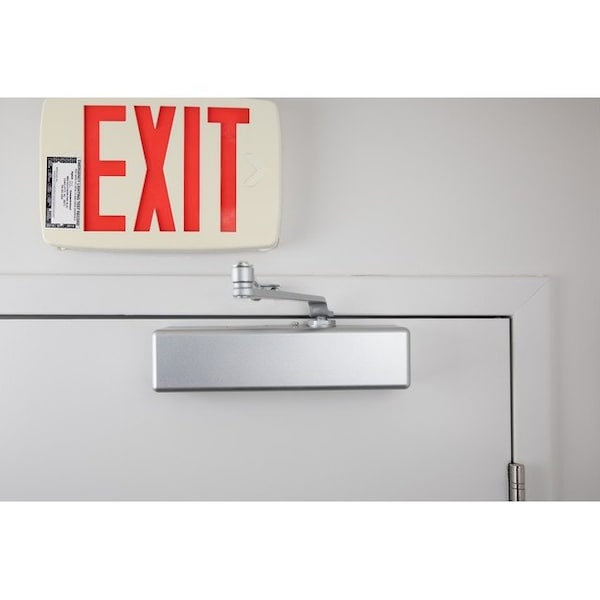 Global Door Controls Commercial Grade 1 Full Cover ADA Door Closer in Aluminum - Sizes 1-4 - TC611-AL