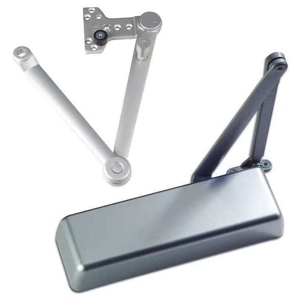 Pdq Manual, Hydraulic, PDQ 5501, Full Cover Commercial Closer, Heavy Duty Interior and Exterior, Gray - 5501 BC DS HO 689