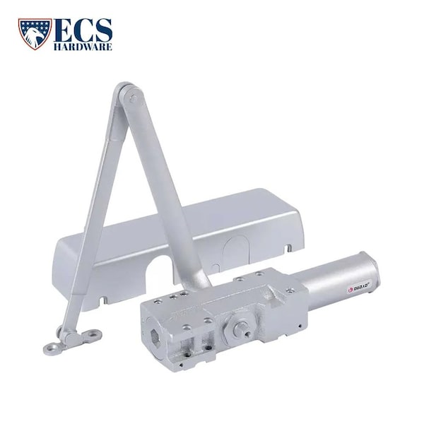 Ecs Hardware OB03BC- Commercial Door Closer with Plastic Cover and Bracket, UL Listed, ANSI Grade 1 - ECSH-OB03BC-SS