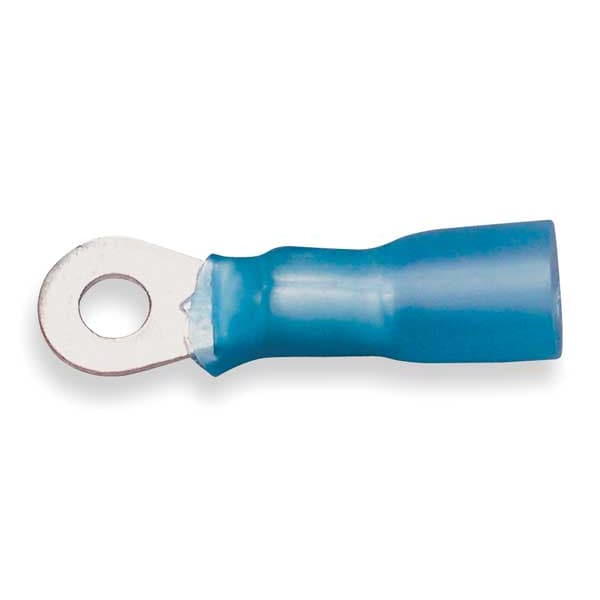 3M 16-14 AWG Heat-Shrink Ring Terminal 1/4" Stud PK25 - MH14-14R/SX