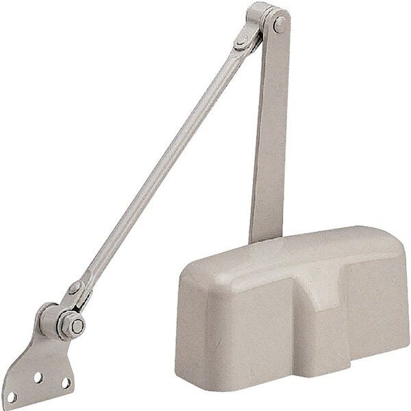 Prosource Door Closer, Non-Handed Hand, Automatic, Aluminum, Ivory, 85 lb - C101-BH-SA-IV