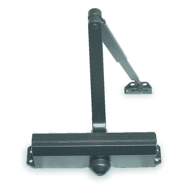 Norton Door Controls Manual, Hydraulic, Norton 1600, Door Closer, Heavy Duty Interior and Exterior, Dark Bronze - 1601XBR