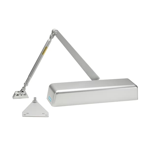 Global Door Controls Commercial ADA Grade 1 Door Closer in Aluminum With Adjustable Sizes 1-4 - TC511-AL