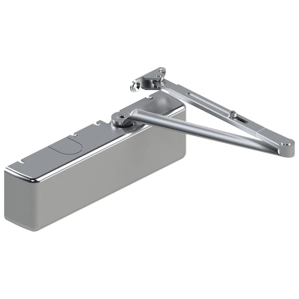 Hager Manual, Hydraulic, Hager Door Coordinators and Closers, Door Closer, Heavy Duty Aluminum - 5100-MLT ALM