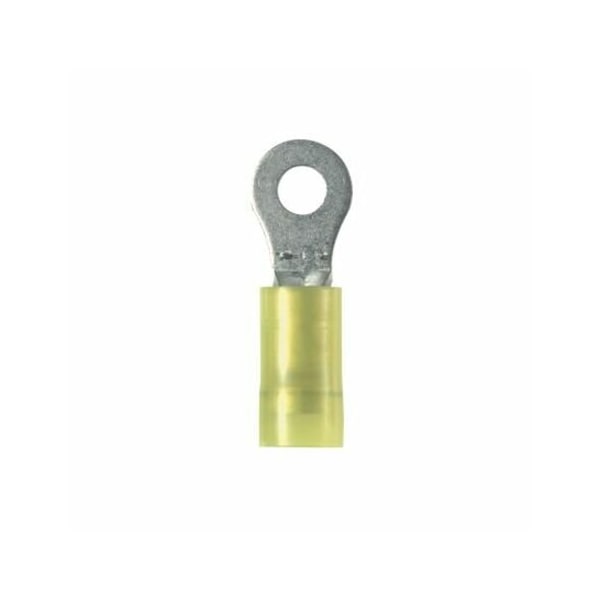 Panduit 12-10 AWG Nylon Ring Terminal 1/4" Stud PK50 - PNF10-14R-L