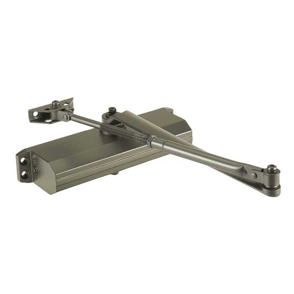 Tell Heavy-Duty Commercial Grade 1 Surface Applied Closer, Adjustable 3-6 Spring Power, DU Duranodic - DC1636-DU