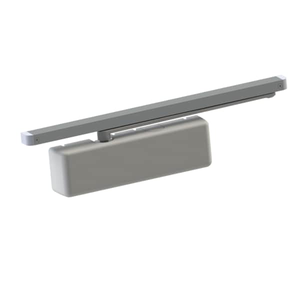 Hager Manual, Hydraulic, Hager Door Coordinators and Closers, Door Closer, Heavy Duty Aluminum - 5100-TRK HOTA ALM