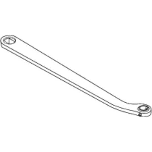 Lcn Arm, Aluminum, 2030 Series Concealed Closers, Matte Silver, VARIES - 2030-3077T RH AL