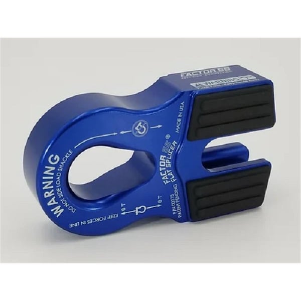 Factor 55 37502 0.38-0.5 in. Flat Splicer on Synthetic Rop - Blue - FAC-37502
