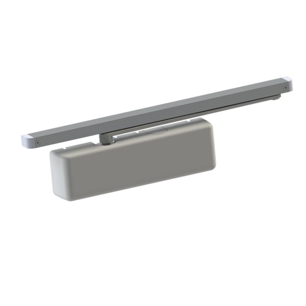 Hager Manual, Hydraulic, Hager Door Coordinators and Closers, Door Closer, Heavy Duty Aluminum - 5100-TRK NHOTA ALM