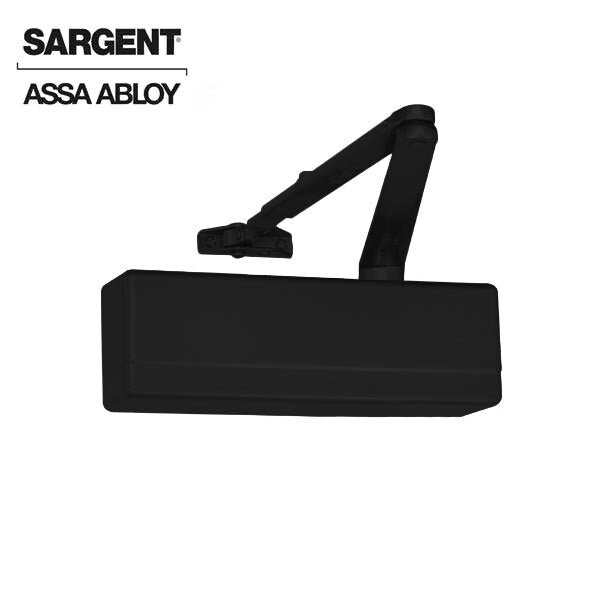 Sargent 281 Series Surface Mechanical Closer Standard Arm Black Suede Powder Coat - SRG-281-O-BSP