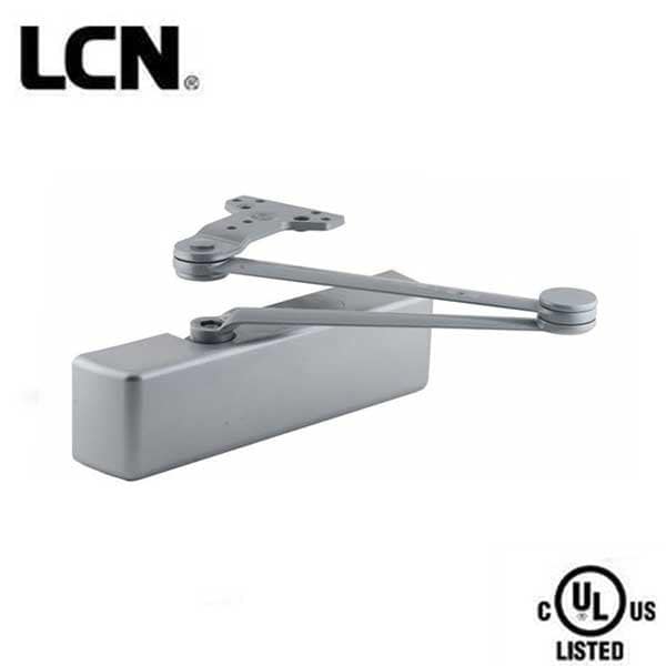 Lcn 4040XP Series Surface Mounted Closers, Grade 1 Surface Door Closer, Cush Arm, Push Side Mounting, 11 - LCN-4040XP-CUSH-AL