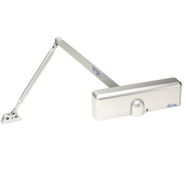 Global Door Controls Commercial ADA Grade 1 Door Closer in Aluminum With Adjustable Spring Tension Sizes 1-4 - TC2201-ADA-PACOVSXN-AL