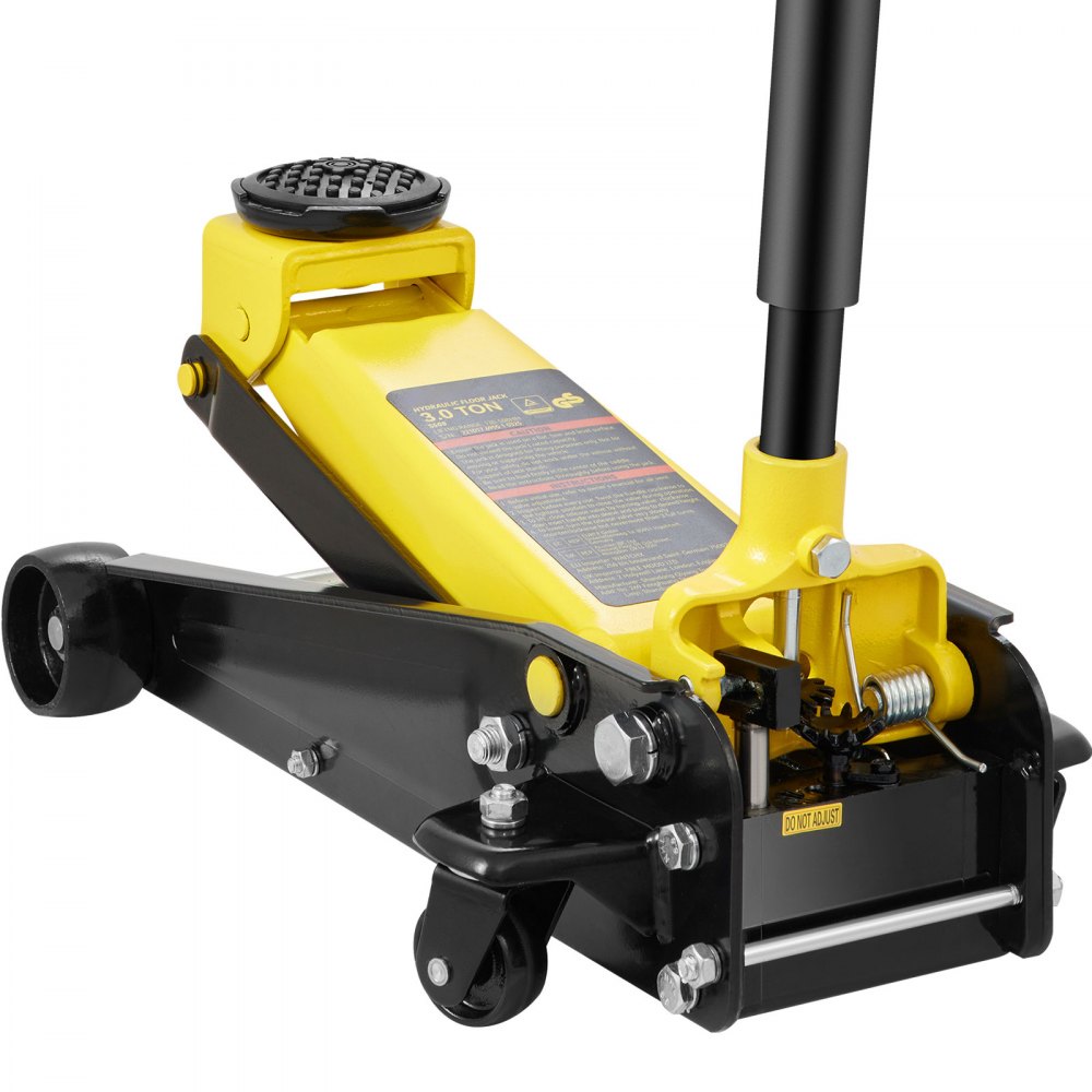 VEVOR Low Profile Floor Jack 3 Ton Heavy Steel Single Piston Hydraulic Pump - SGWSQJDTZDG3TIXQOV0