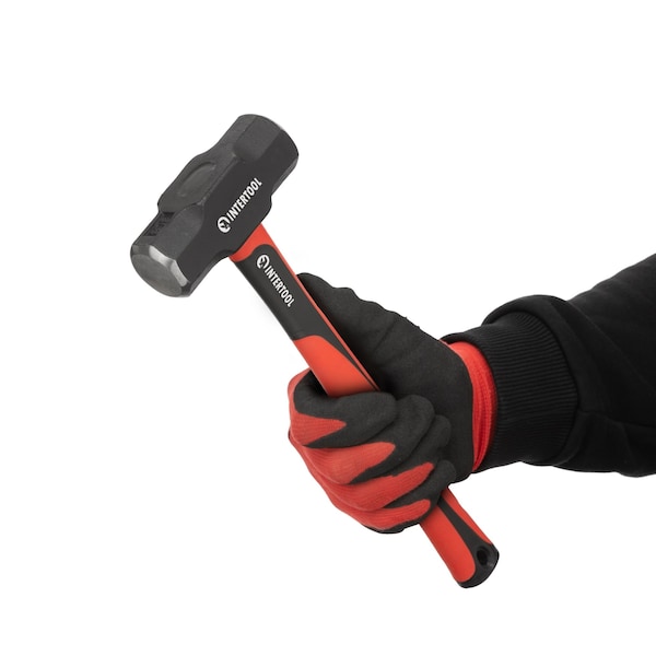 Intertool 3 lbs. Drilling Hammer, 12 in. Fiberglass Handle - HT08-0241