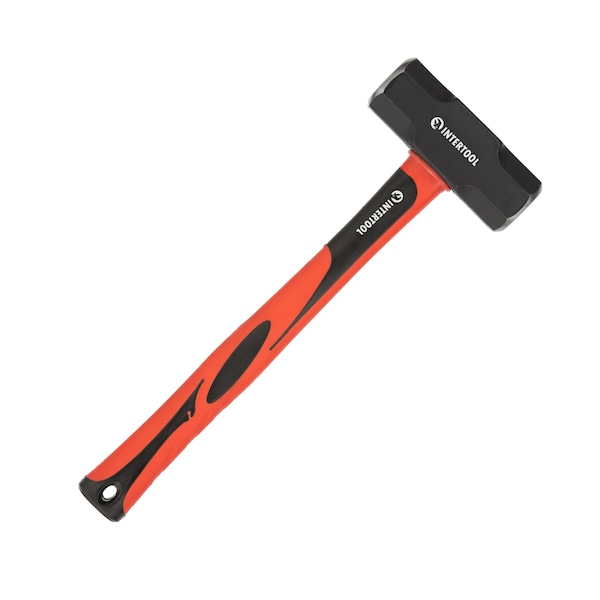 Intertool 3 lbs. Drilling Hammer, 12 in. Fiberglass Handle - HT08-0241