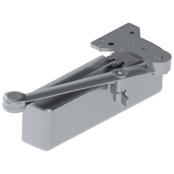 Hager Manual, Hydraulic, Hager Door Coordinators and Closers, Door Closer, Heavy Duty Aluminum - 5100-PAR HDHOCS ALM
