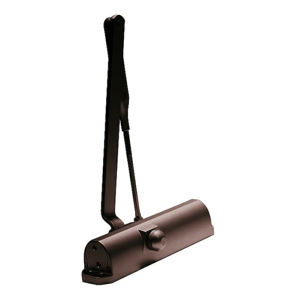Dorma Size 4, Round Arm Non-Hold Open Arm, Tri-Pack, 695 Dark Duranodic Bronze - 7304-ARP-695