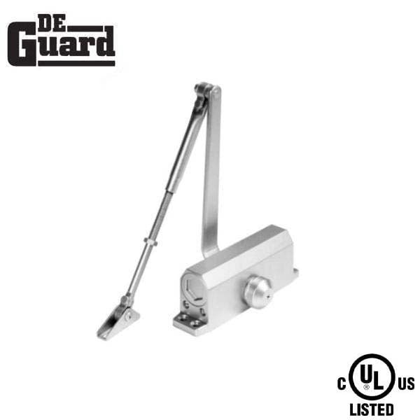 Deguard Hydraulic Door Closer With P.A Bracket Grade1- Satin Nickel (3) - DDC1003-SN