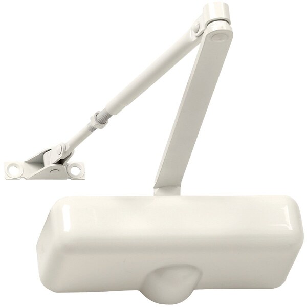 Tell 2000 Series Residential Ivory Hold Open Door Closer - DC100078
