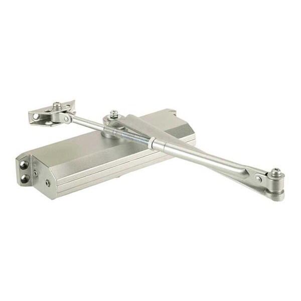 Tell Heavy-Duty Commercial Grade 1 Surface Applied Closer, Adjustable 3-6 Spring Power, AL Aluminum - DC1636-AL