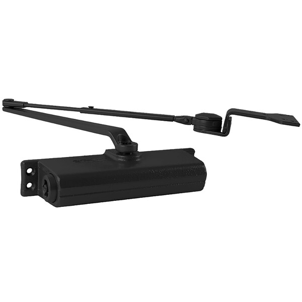 Lcn Surf Closer, H Arm w/ PA Shoe, Tri Mount, SPBLK, Less Cover - 1261-HW/PA BLACK