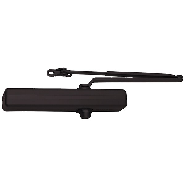 Lcn Surf Closer, Reg Arm, Tri Mount, SPBLK, Plastic Designer Cover - 1461-REG BLACK DS