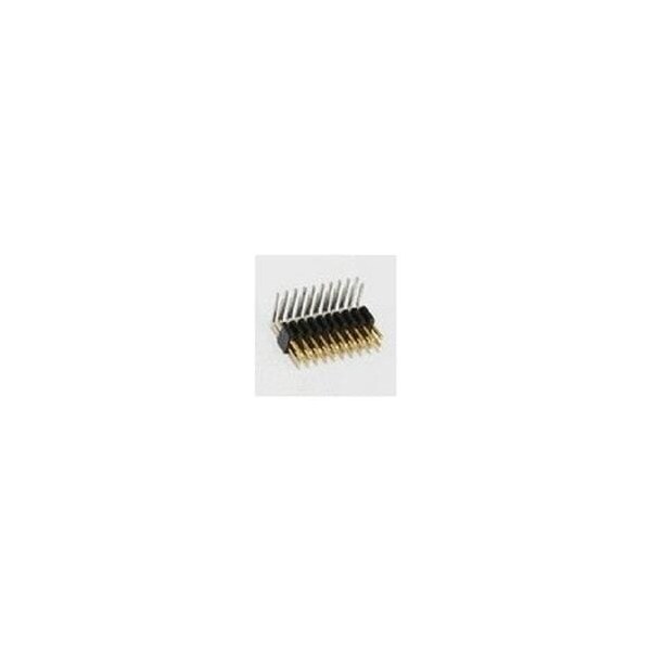 Fci Board Connector, 20 Contact(S), 2 Row(S), Male, Right Angle, 0.05 Inch Pitch, Solder Terminal,  - 20021112-00020T1LF