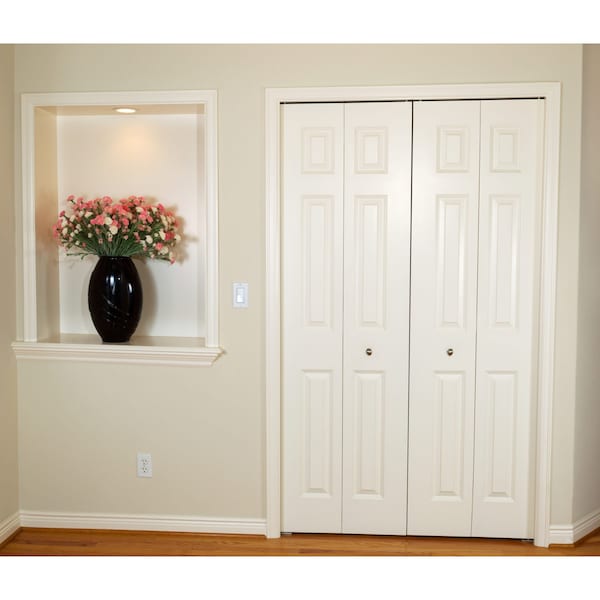 Richelieu 72inch 1820 mm Track, BiFold Door Hardware Kit, White - 14028WBC