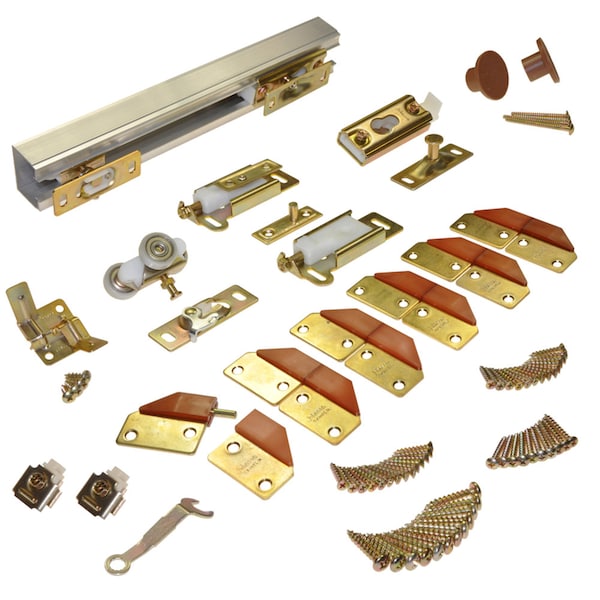 Johnson Hardware Johnson Hardware 100FD Aluminum Bi-fold Hardware Kit - 100FD484