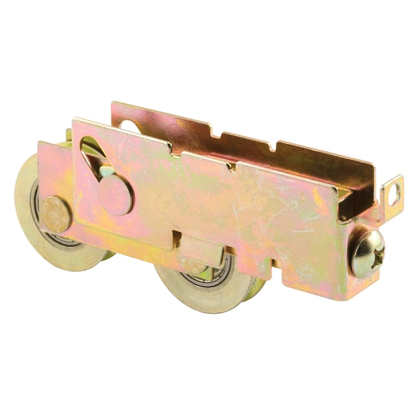 Prime-Line 1-1/4 in. Steel, Sliding Door Tandem Roller Assembly with F-Tab Single Pack - D 1845