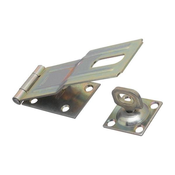 National Hardware National Hardware Zinc-Plated Aluminum/Steel 6 in. L Swivel Staple Safety Hasp 1 pk - N102-962