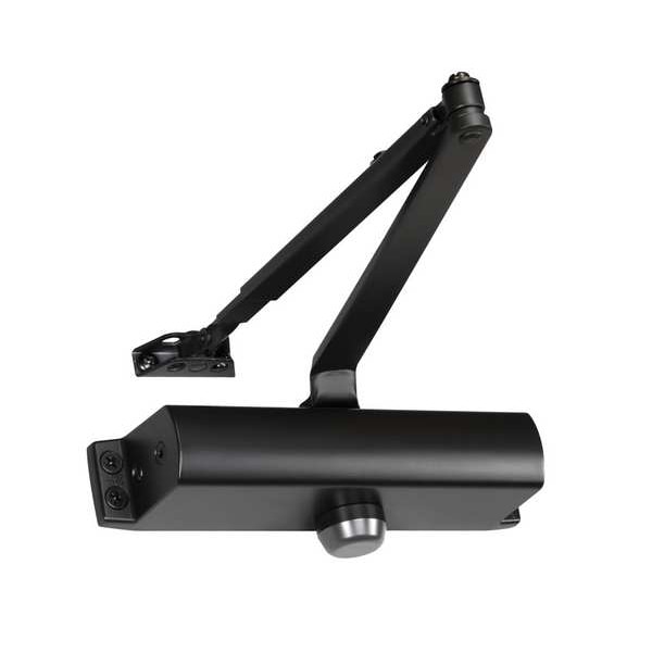 Assa Abloy Accentra Manual, Hydraulic, 1100, Door Closer, Interior, Black - 1111 X BSP