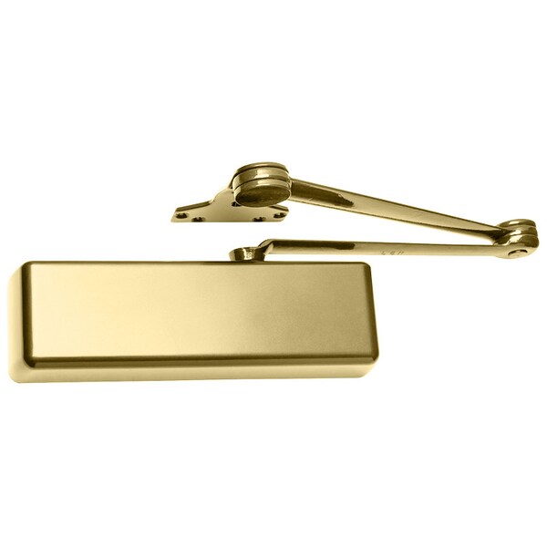 Lcn Manual, Hydraulic, 4040XP Series Surface Mounted Closers, Surface Mounted Closer, Heavy Duty - 4040XP-HEDA LH BRASS