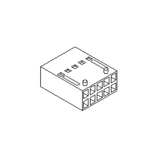 Molex Board Connector, 26 Contact(S), 2 Row(S), Female, Straight, 0.1 Inch Pitch, Crimp Terminal,  - 901430026