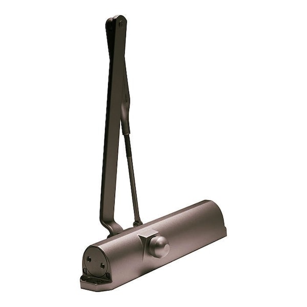 Dorma Door Closer, Dark Bronze Painted, Round Arm Non-Hold Open Arm, Adjustable Size 1-4,  - 7414-ARP-SNB1-690