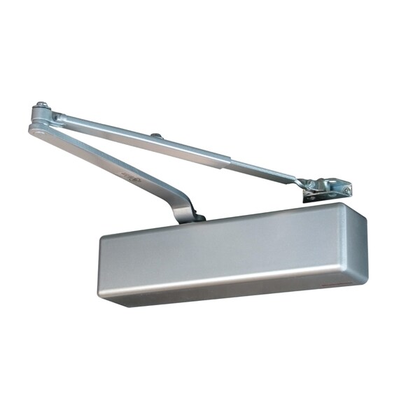 Richelieu 9016 Series Adjustable Power Door Closer, Satin Aluminum, 180 Door closer - 9016AL