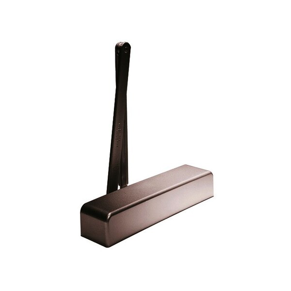 Dorma Door Closer, Dark Bronze Painted, Super Parallel Arm Thumb Turn Hold-Open, Adjustable Size 1-6,  - 8916-SPAT-FC-SN1-695