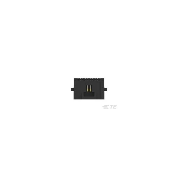 Te Connectivity Board Connector, 20 Contact(S), 2 Row(S), Female, Straight, Solder Terminal, Black Insulator - 2-1825601-0