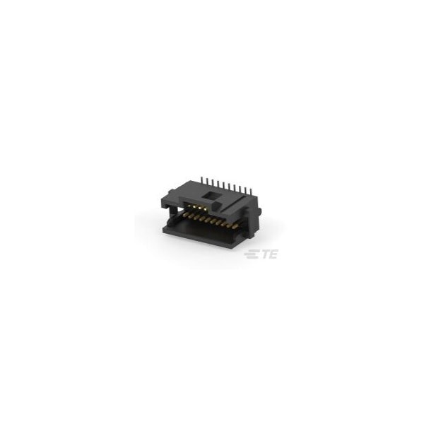 Te Connectivity Board Connector, 20 Contact(S), 2 Row(S), Female, Straight, Solder Terminal, Black Insulator - 2-1825601-0